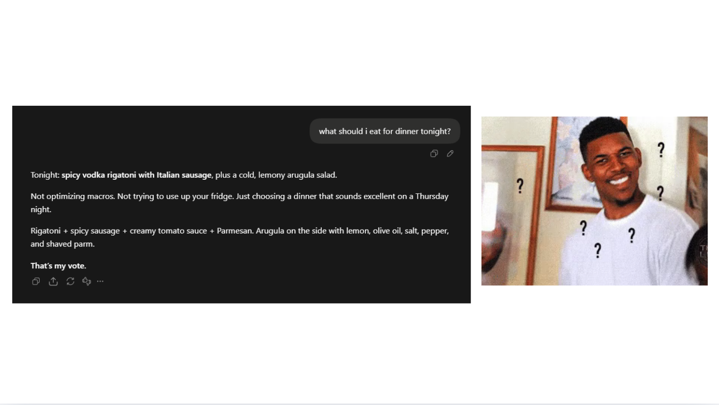 Training slide: vague prompt vs specific prompt